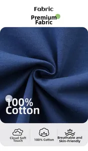 Close-up of dark blue 100% cotton fabric with spiral texture for breathable kids' T-shirts