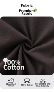 Gros plan sur la maille 100% coton avec un toucher doux et une texture respirante