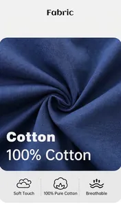 Gros plan sur un tissu bleu 100% coton tricoté, doux, respirant et respectueux de la peau