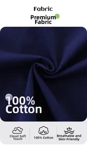 Detail of soft 100% cotton dark blue knitted fabric texture for children's t-shirts
