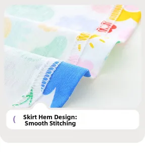 Détail de l'ourlet à imprimé floral avec couture précise et finition de haute qualité