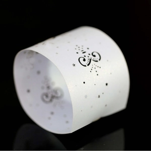 Laser Cut Hollow Star Floral Artificial Pearl Paper Napkin Ring Holder For Wedding Banquet Festive Dinner Table Decoration Elegant Stationery Accessories
