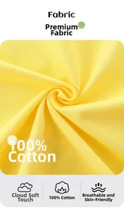 Detailopname van 100% ademende katoenstructuur voor de zomershorts van meisjes