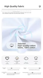 Detail showing 100% cotton fabric texture and material parameters for boys clothing