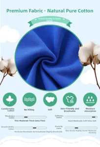 Close-up of soft blue 100% natural cotton fabric texture for boys summer set