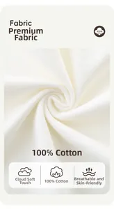 Close-up of 100% cotton fabric showing soft texture and breathable knit for boys T-shirt