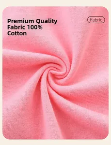 Close-up of pink 100% cotton knitted fabric texture for a long-sleeved girls' dress