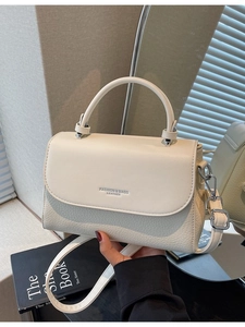 Fashion Synthetic Leather Lychee Pattern Small Square Shoulder Bag For Women Trendy Versatile Crossbody Underarm Bag Minimalist Daily Commuting Handbag