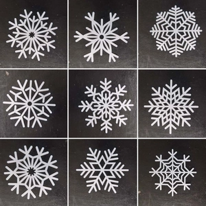 White Hollow Snowflake Coasters Laser Cut Artificial Pearl Paper Cup Mats Decorative Paper For Christmas Wedding Party Home Table