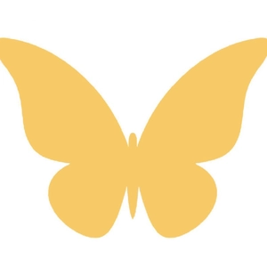 Vibrant yellow 3D butterfly wall stickers for festive party and wedding home decoration