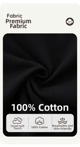 Close-up of 100% cotton black fabric with soft texture and breathable knit for boys' T-shirt