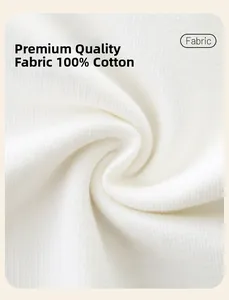 Détail macro du tissu en tricot 100% coton blanc haute densité pour sweat-shirt enfant