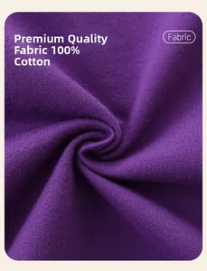 Macro shot of 100% cotton deep purple knitted fabric showing soft breathable texture