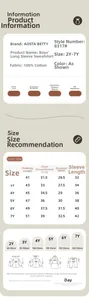 Size chart for boys cotton sweatshirt including measurements from 2Y to 7Y for correct fit