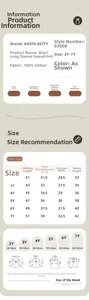 Detailed size chart for boys dinosaur sweatshirt showing measurements from 2Y to 7Y