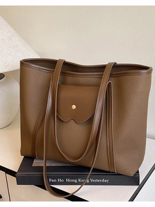 Women Large Capacity PU Leather Tote Bag Fashion Stitching Contrast Color Large Shoulder Bag For Work College Commute Daily