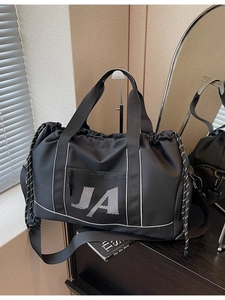 Damen Große Nylon Reisetasche Sporttasche Wasserdicht Umhängetasche Mit Schuhfach Nass Trocken Trennung Wochenende Weekender