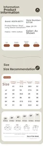 Size chart for boys 100% cotton sweatshirt with detailed measurements for ages 2 to 7