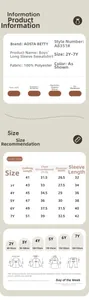 Size chart for boys' dinosaur sweatshirt showing detailed measurements and fabric specifications
