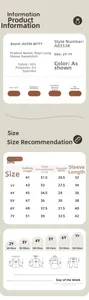 Detailed size chart for boys animal print sweatshirt with measurements for ages 2Y to 7Y