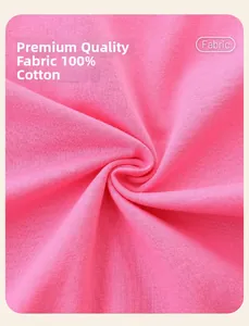 Dettaglio del tessuto a maglia rosa 100% cotone con trama a spirale per abiti da bambina