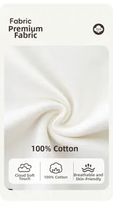 Gros plan sur un tissu 100% pur coton à texture douce pour vêtements de sport fille