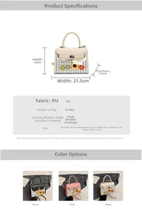 Detailed size specifications and dimensions for the floral embroidery faux leather handbag