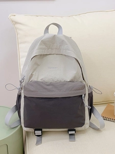 Waterproof outdoor travel backpack with two-tone design for hiking and laptop use