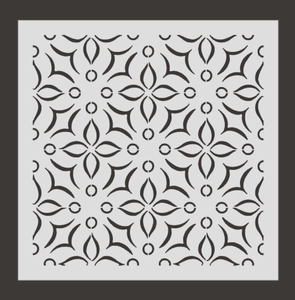 Reusable Plastic Geometric Floral Stencils For Painting DIY Mandala Pattern Hollow Out Template For Rock Wall Tile Decor