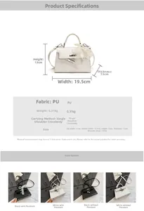 Detailed view of the crocodile embossed texture and metal turn-lock on the Kelly handbag