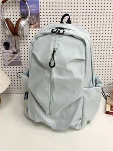 Fashion Nylon Backpack For Women Large Capacity Lightweight Travel Bag Minimalist School Bag For College Students Casual Daypack