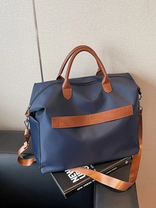 Sac Fourre-tout en Tissu de Grande Capacité pour Femmes Décontracté Sac Bandoulière en Nylon Simple Étudiants École Déplacement Voyage Sac à Main