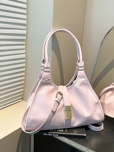Sac sous le Bras en Cuir PU Minimaliste pour Femmes Sac à Main Plissé à la Mode avec Boucle en Métal Doré Sac Hobo Polyvalent