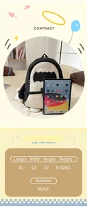 Hai-Design Segeltuch Rucksack Größenberater mit Maßen 31x12x37cm und 0,42kg Gewicht