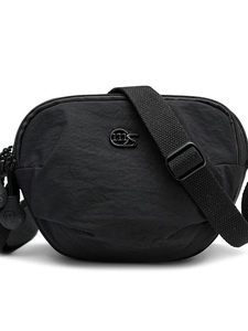 Korean Style Women Canvas Saddle Bag Fashion Casual Lightweight Crossbody Shoulder Bag With Adjustable Strap Solid Color