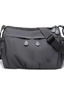 Large Capacity Canvas Crossbody Bag For Women 2026 Casual Pleated Tote Multi Pocket Shoulder Bag Waterproof Travel Satchel