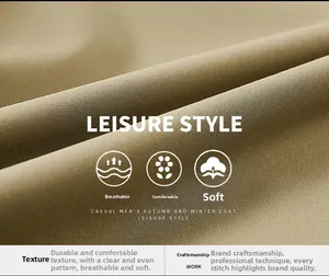 Détail du tissu en maille kaki respirant avec une texture sergée douce pour gilet