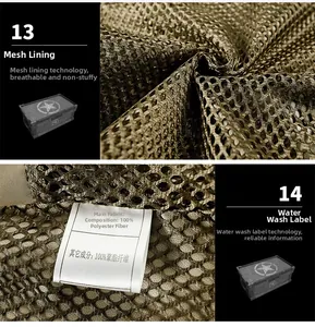 Détail macro de la doublure en maille respirante et de l'étiquette de lavage