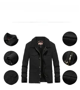 Detail view of black fleece lined winter jacket showing high-quality zippers and large pockets