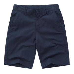 Men's Summer Casual Chino Shorts Mélange de Coton Slim Fit Pantalon à Cinq Points Léger Respirant Jambe Droite Shorts