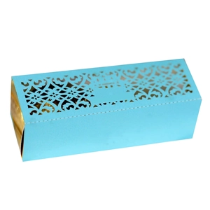 Boîte à Bonbons Découpée au Laser en Papier Perlé Évidé Emballage Cadeau pour Mariage Ramadan Mubarak Banquet Fête Boîte de Faveur