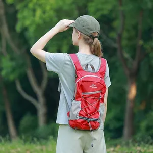 Lightweight Outdoor Sport Backpack For Hiking Cycling Climbing Water Repellent Nylon Large Capacity Shoulder Daypack For Men Women