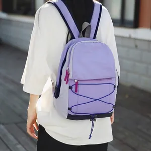 Lightweight Waterproof Nylon Travel Backpack For Men Women Outdoor Hiking Daypack With Bungee Cord Design Casual Sports Bag