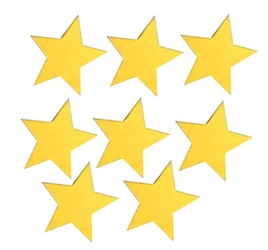 Gold Star Decorative Paper Cards Laser Hollow Out Artificial Pearl Paper For DIY Scrapbooking Hand Account Wedding Birthday Party