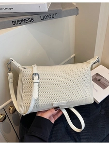 Borsa a Tracolla Intrecciata di Grande Capacità Donna Borsa Dumpling in Maglia a Rete Estate Spiaggia Borsa a Spalla Tempo Libero