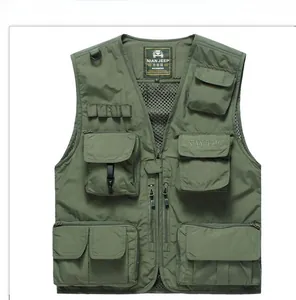 Detailed macro view of the breathable mesh lining and interior branding on the vest