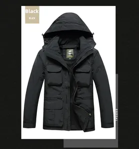 Detail of black outdoor jacket featuring breathable mesh lining and logo embroidery