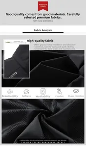 Close-up of breathable black outdoor jacket fabric with mesh lining and durable texture