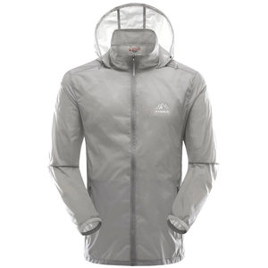 Men's Outdoor Sun Protection Jacket Thin Quick Dry Windbreaker Lightweight Hooded UPF30 Sunscreen Coat For Hiking Cycling Sports Casual Outerwear