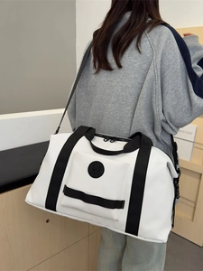 Large Capacity Travel Duffle Bag For Women Men Waterproof Oxford Cloth Sports Gym Bag With Luggage Strap Weekend Handbag